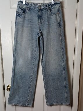PacSun Casey Low Rise Baggy Jeans Light Wash Streetwear Wide Leg Cotton Size 29